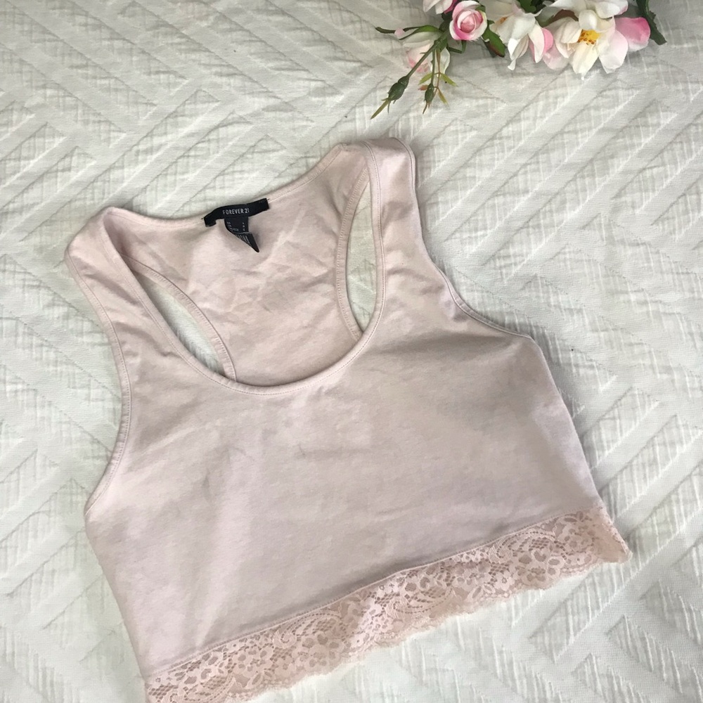 Baby Pink Crop Tank